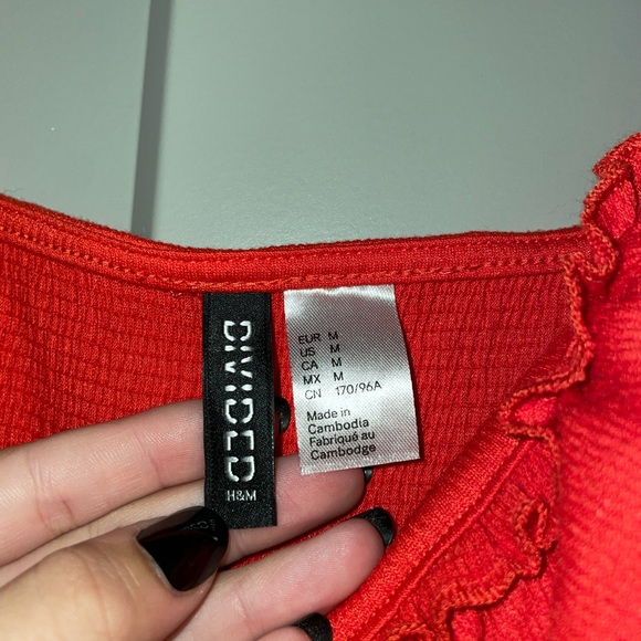 Red spaghetti strap dress - Picture 2 of 2